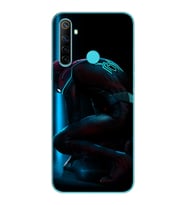 Örümcek Adam Tasarım Süper Şeffaf Silikon Telefon Kılıfı Oppo Realmi 6i
