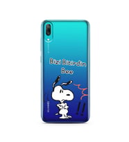 Snoopy Tasarımlı Süper Şeffaf Silikon Telefon Kılıfı Huawei Y7 Pro 2019