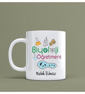 Biyoloji Öğretmenleri İçin Hediye  Kupa Bardak Kişiye Özel Hediye S68