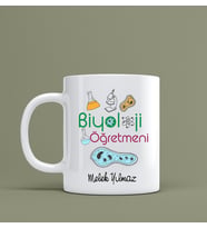Biyoloji Öğretmenleri İçin Hediye  Kupa Bardak Kişiye Özel Hediye S68