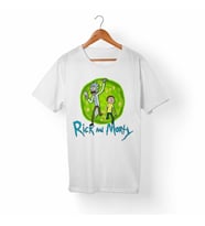 Rick And Morty Beyaz Tişört
