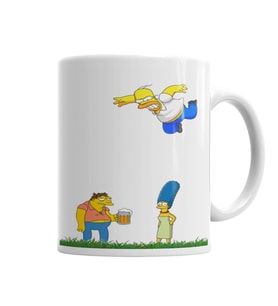 Simpson Kupa Bardak Porselen