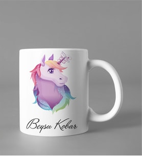 Kişiye Özel Unicorn Kupası