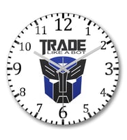Trade Lile A Bot Duvar Saati Bombeli Gercek Cam