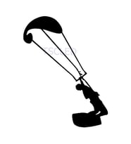 kitesurf moda araba Sticker kişiselleştirilmiş çıkartması