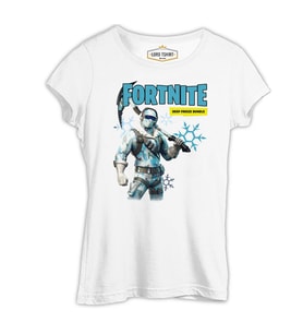 Fortnite - Freeze Beyaz Kadın Tshirt