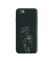 Iphone 7 Çizgi Tasarımlı Siyah Lansman Telefon Kılıfı