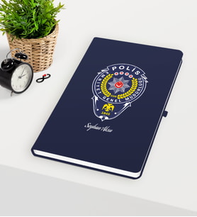 BK Gift Kişiye Özel Polis Temalı Lacivert Defter - 2