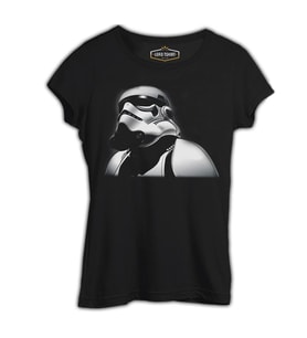 Star Wars - Stormtrooper 2 Siyah Kadın Tshirt