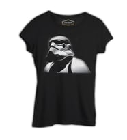 Star Wars - Stormtrooper 2 Siyah Kadın Tshirt