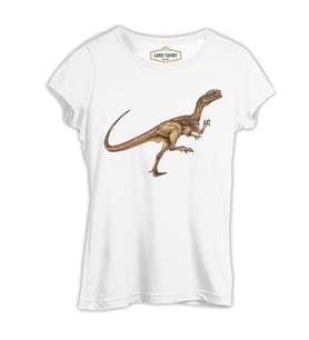 Dinazor Velo Beyaz Kadın Tshirt