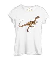 Dinazor Velo Beyaz Kadın Tshirt