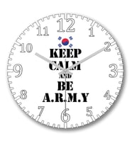 Bts Army 3 Duvar Saati Bombeli Gercek Cam