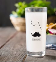 BK Gift Kişiye Özel Renkli Baskılı Picasso Erkek Figür Rakı Bardağı-1 (Beyaz)