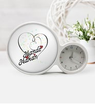 BK Gift Kişiye Özel Sevgililer Günü Saatli Sihirli Led Ayna Çerçeve  11
