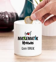 Matematik Öğretmeni Kişiye Özel Kumbara