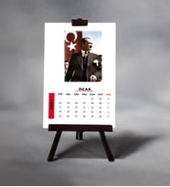 Kişiye Özel 2021 Fotoğraflı Şövale Masa Takvimi