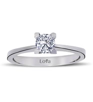Lova G Renk 0,40 Karat Pırlanta Tektaş Yüzük - 1060003