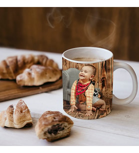 Kişiye Özel Fotoğraflı Beyaz Kupa Bardak
