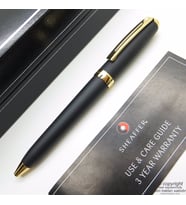 Sheaffer Prelude Mat Siyah Altın Tükenmez Kalem 346-2   İsme Özel Kalem