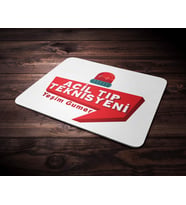 Kişiye Özel Acil Tıp Teknisyeni Tasarımlı Mouse Pad (Renksiz)