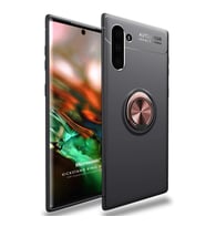 Microsonic Samsung Galaxy Note 10 Kılıf Kickstand Ring Holder Siyah Rose