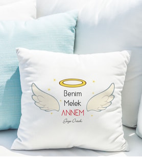 Kişiye Özel Benim Melek Annem Yastığı