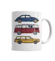 Vintage Volkswagen  Kupa Bardak Porselen