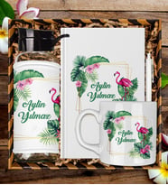 Kişiye Özel Defter Kalem Kupa Ve Matara Hediye Seti 94208