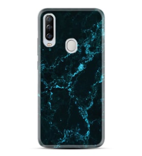 Kılıfland General Mobile GM 20 Pro Kılıf Silikon Resimli Kapak Koyu Mavi Mermer Stok 1297