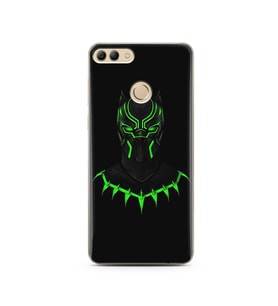 Black Panter Tasarım Süper Şeffaf Silikon Telefon Kılıfı Huawei Y9 2018