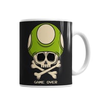 Mushroom Game Over Kupa Bardak Porselen
