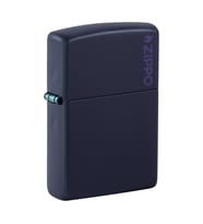 Zippo Çakmak Navy Blue Koyu Mavi Logo 239zl