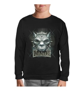 Maddog Siyah Çocuk Sweatshirt