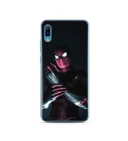 Örümcek Adam Tasarım Süper Şeffaf Silikon Telefon Kılıfı Huawei Y6 2019