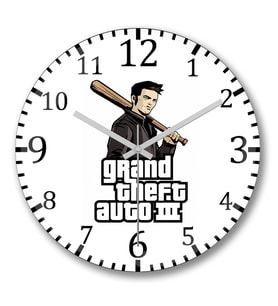 Gta III Duvar Saati Bombeli Gercek Cam