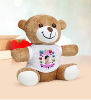 BK Gift Kişiye Özel Fotoğraflı Doğum Günü Peluş Ayıcık - 6