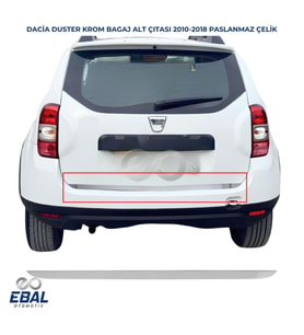 Dacia Duster Krom Bagaj Alt Çıtası 2010-2018 P.Çelik