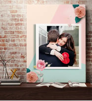BK Gift Kişiye Özel Fotoğraflı Sanatsal Kanvas Tablo 7  (70x100cm.)