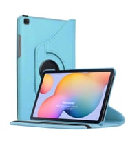 Microsonic Samsung Galaxy Tab S6 Lite 10.4" P610 Kılıf 360 Rotating Stand Deri Mavi