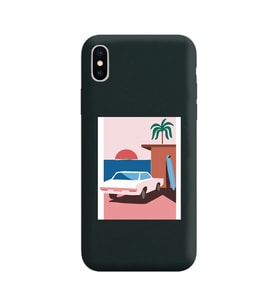 Siyah Lansman Kılıf iPhone XS