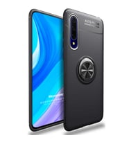 Microsonic Huawei Y9S Kılıf Kickstand Ring Holder Siyah