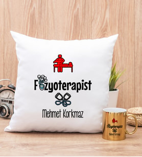 Fizyoterapist Yastık ve Gold Kupa Bardak