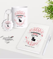 BK Gift Kişiye Özel Öğretmenler Günümüz Kutlu Olsun Kupa Anahtarlık Beyaz Defter Kalem Hediye Seti-5 (Model 1)