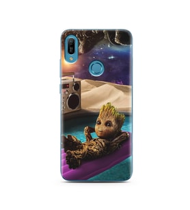 Baby Groot Tasarım Süper Şeffaf Silikon Telefon Kılıfı Huawei Y6 (Prime) 2019