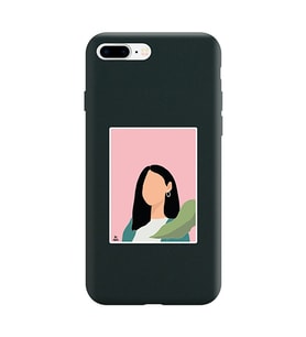 Siyah Lansman Telefon Kılıfı Iphone 7 Plus