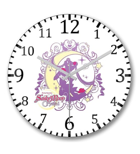 Sailor Moon Duvar Saati Bombeli Gercek Cam
