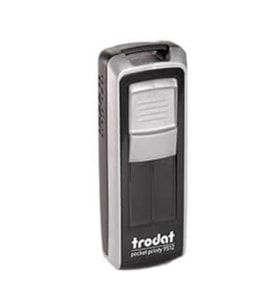TRODAT CEP  KAŞE 9511 - GRİ  MAKİNE - MAVİ MÜREKKEP