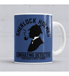 Sherlock Holmes Kupa Bardak Porselen