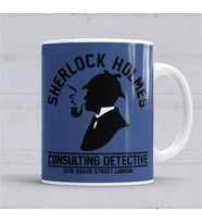 Sherlock Holmes Kupa Bardak Porselen